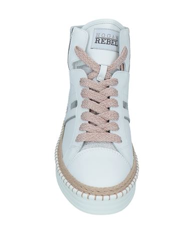 Woman Sneakers White Size 5.5 Leather, Textile fibers