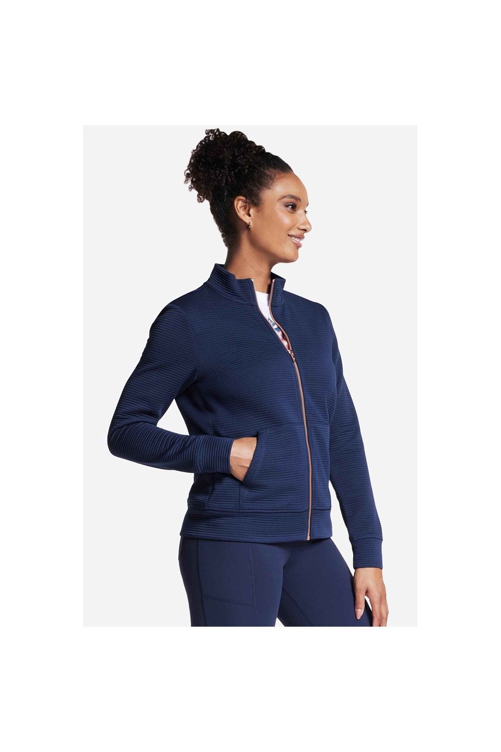 Skechers Go Walk Everywhere Jacket In Navy