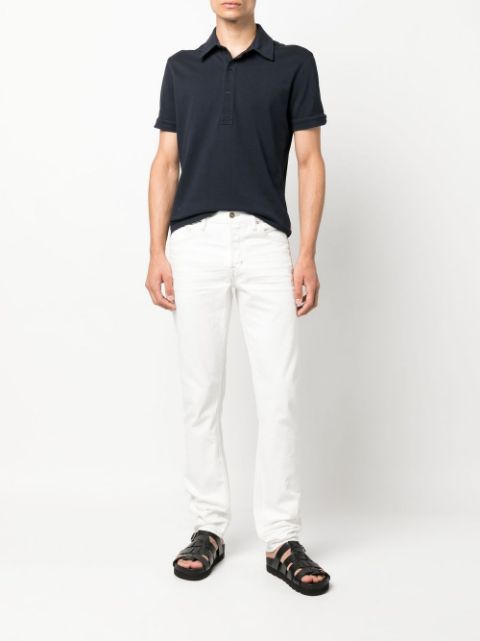 Sebastian short-sleeve cotton polo shirt
