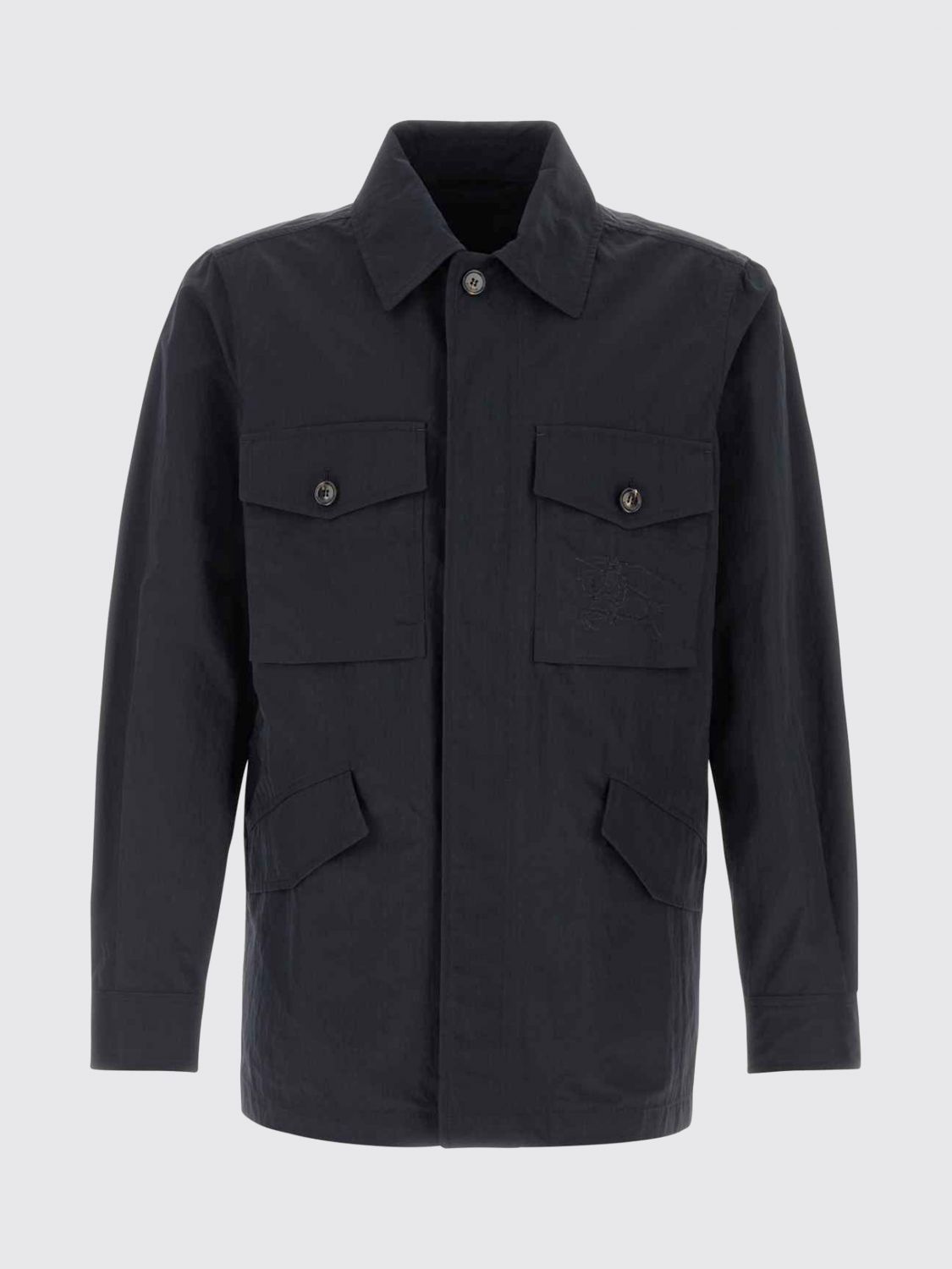 Coat Men color Blue