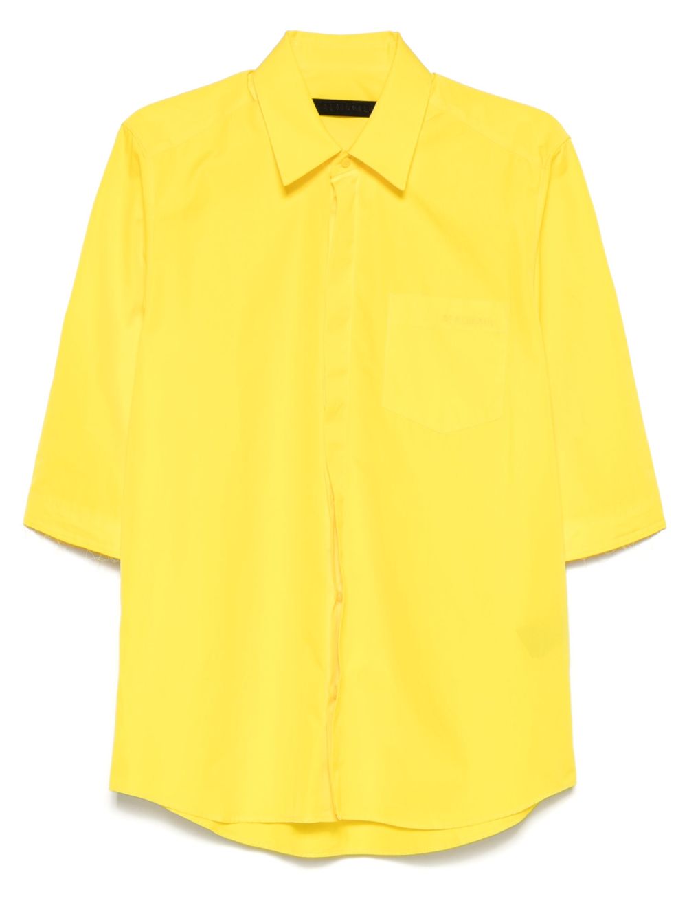 ALAINPAUL logo-embroidered shirt - White