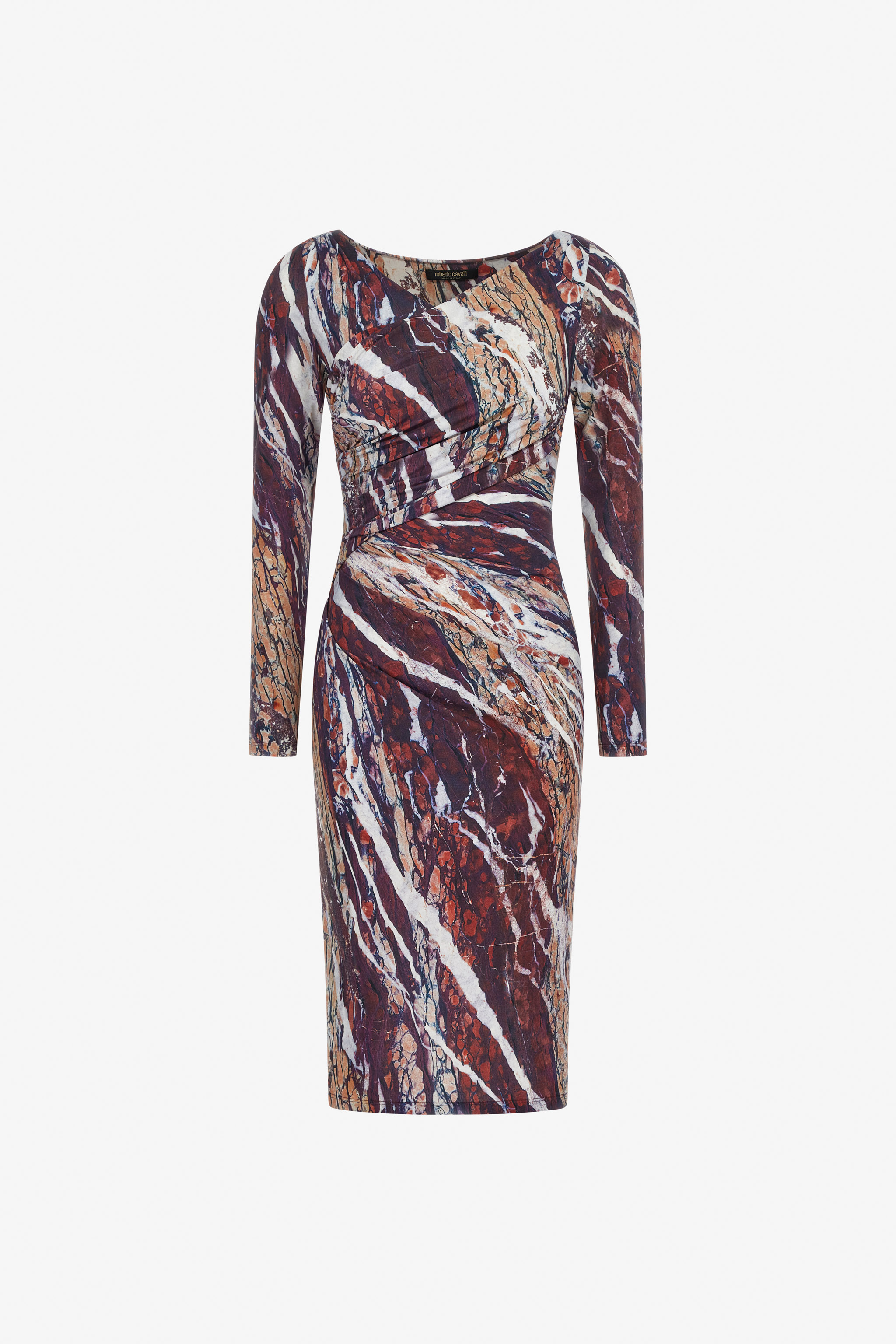 Marble Print Dress