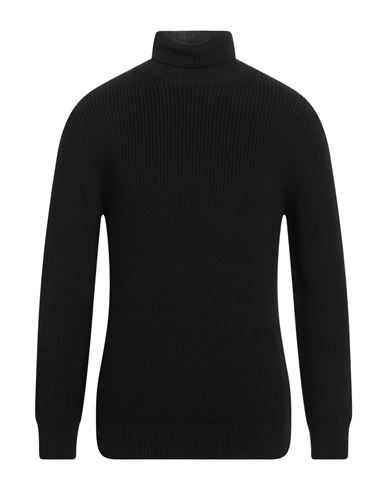 Man Turtleneck Black Size L Merino Wool, Acrylic