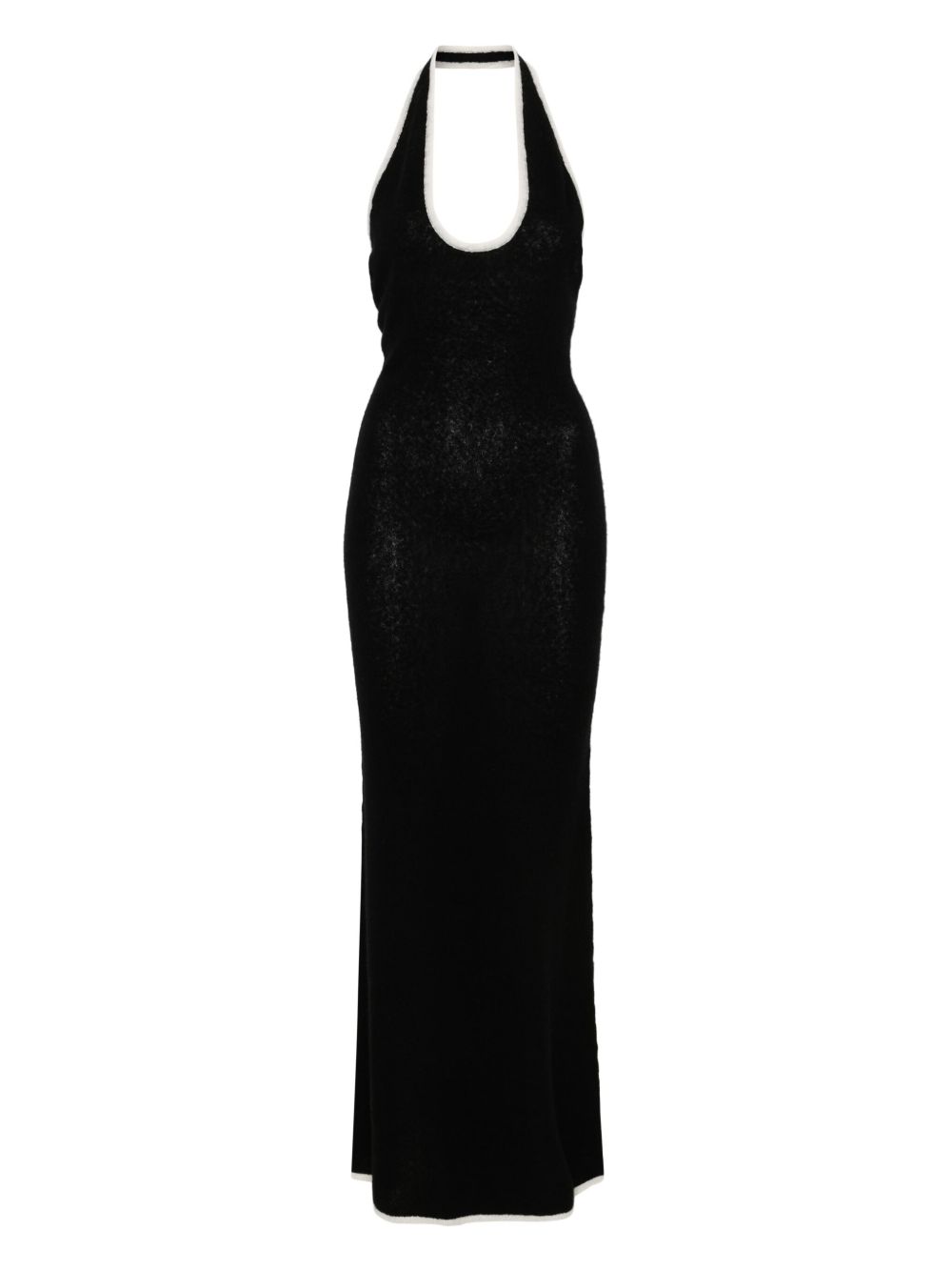 Aya Muse knitted maxi dress - Black