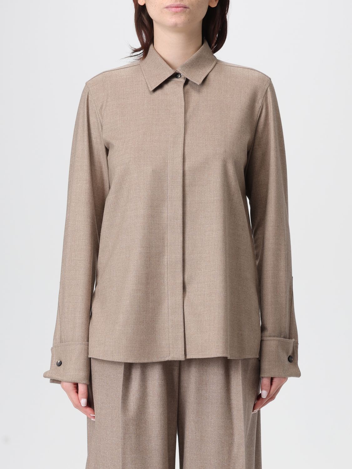 Shirt Woman color Dove Grey