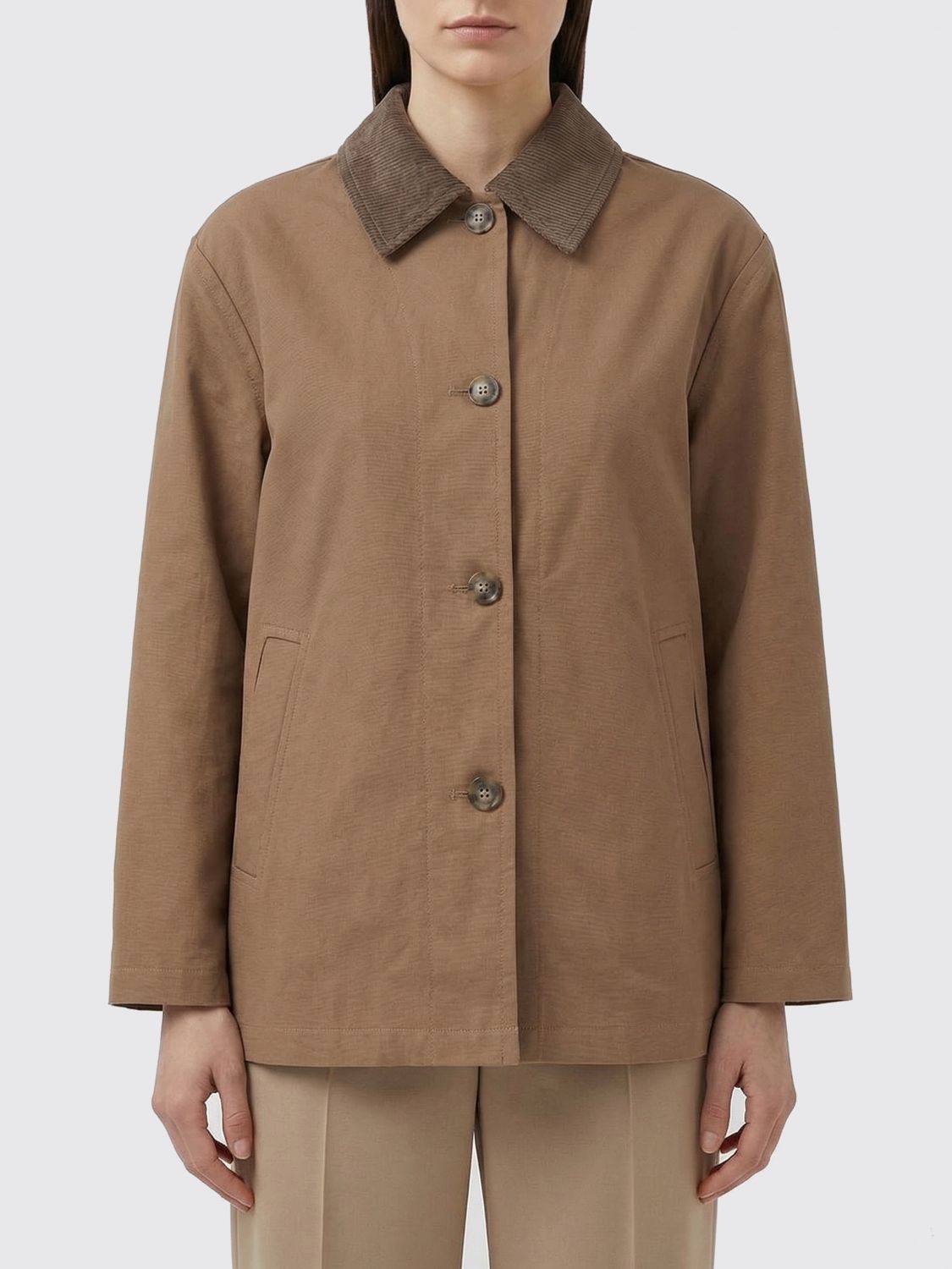 Jacket Woman color Coffee