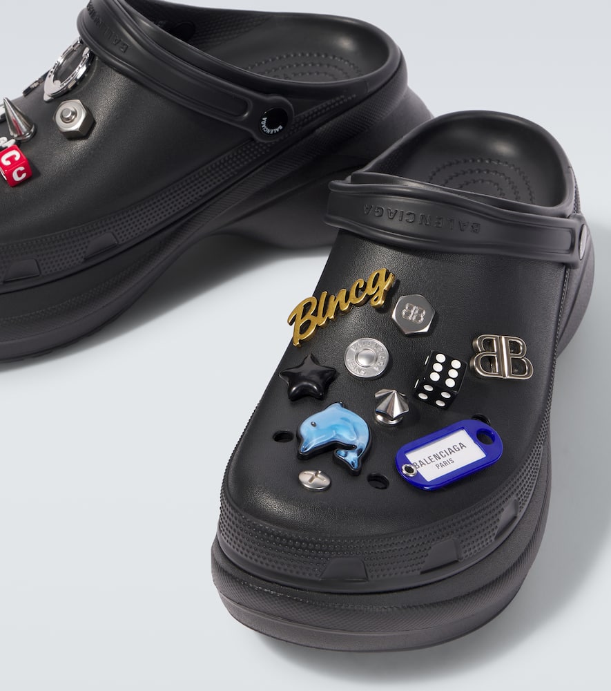Balenciaga x Crocs Jibbitz clogs
