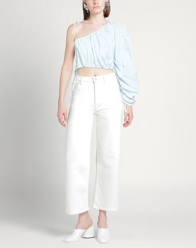 Woman Top Sky blue Size L Cotton