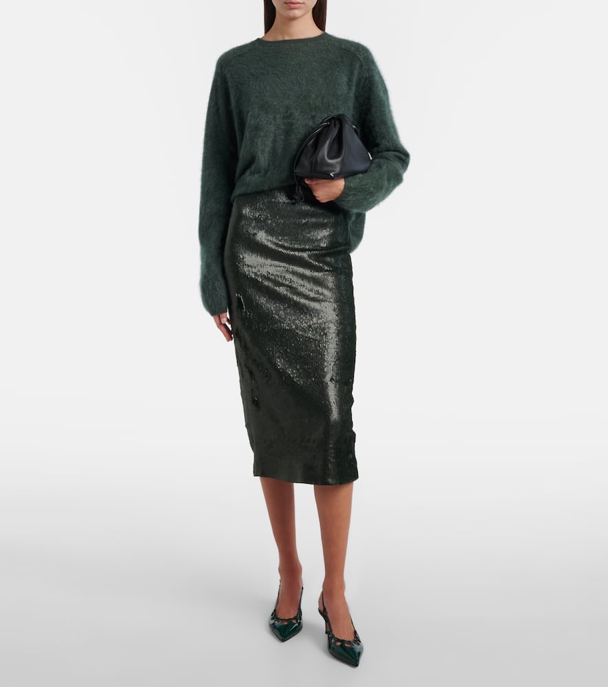 Bethan sequined pencil skirt