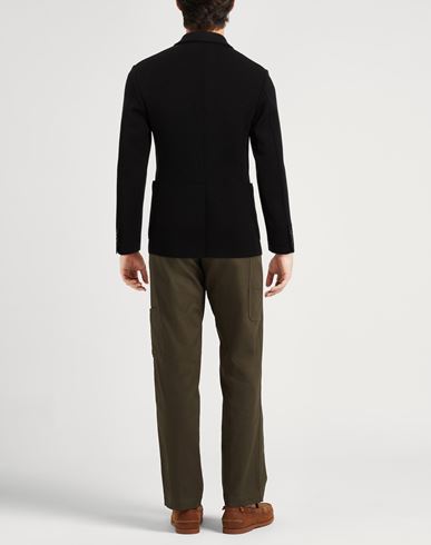 Man Blazer Black Size 44 Virgin Wool, Polyamide