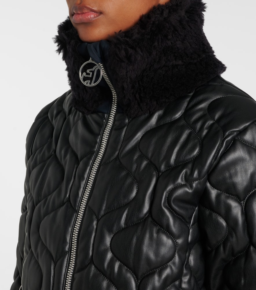 Leonie Special quilted faux leather jacket