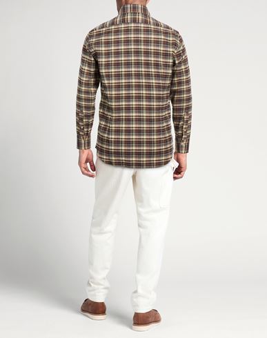 Man Shirt Brown Size 15 ¾ Cotton