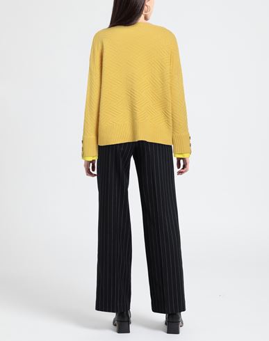 Nenè Woman Sweater Yellow Size 10 Virgin Wool, Polyester, Elastane