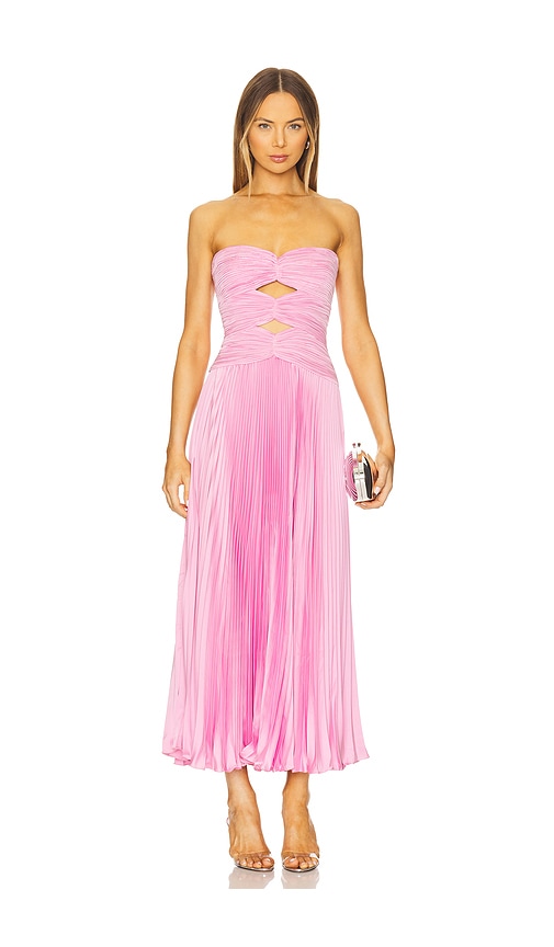 AMUR Carolynn Maxi Dress in Pink.  6. Also in