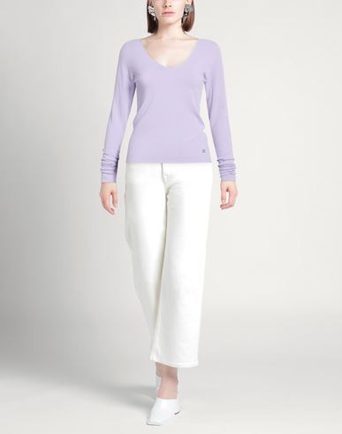 Knit Woman Sweater Lilac Size S Viscose, Polyamide