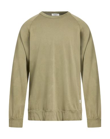 Man Sweatshirt Military green Size XXL Cotton, Lycra, Elastane