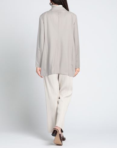 Woman Blazer Light grey Size 6 Virgin Wool, Cotton, Acetate, Polyester