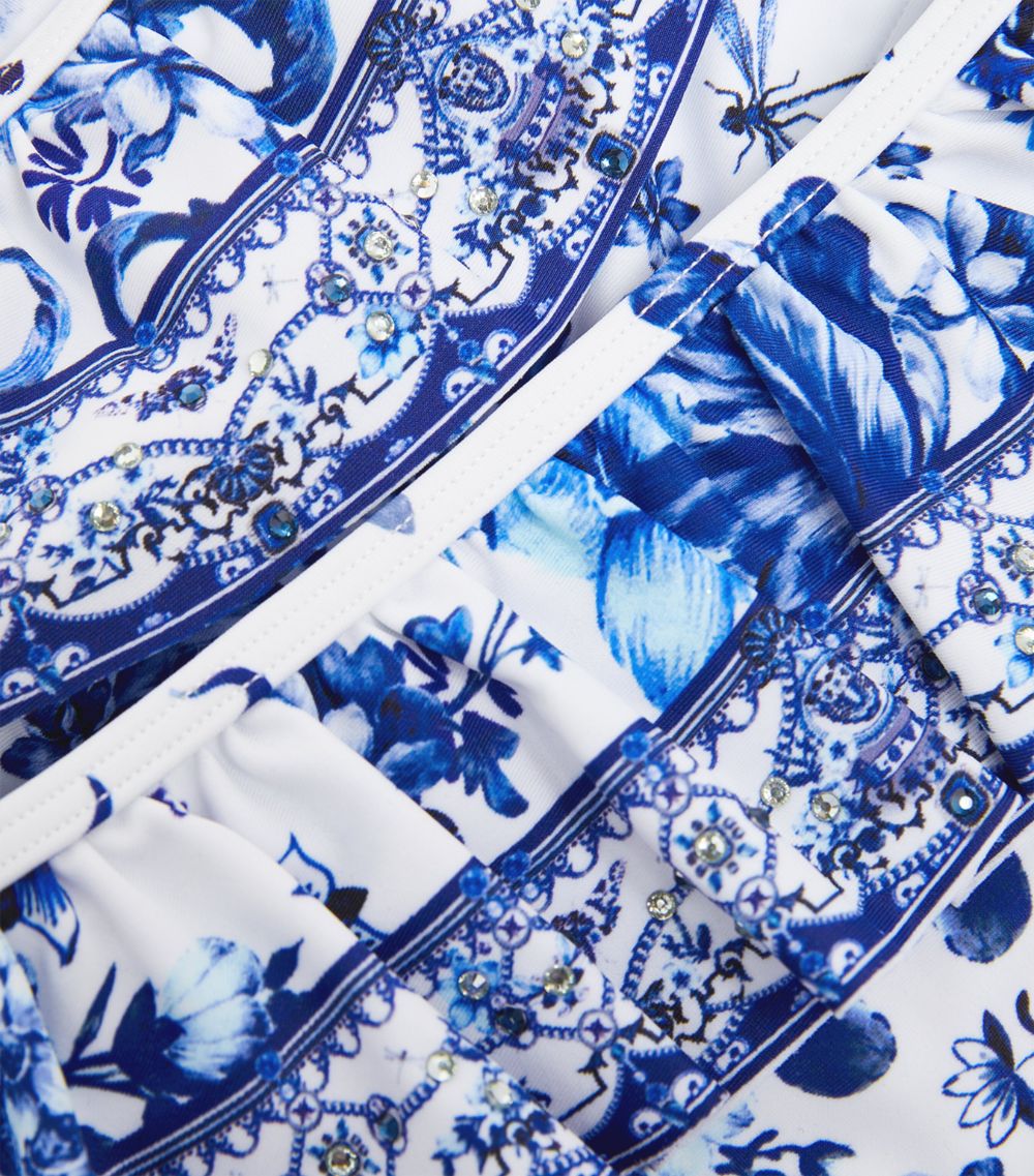 Frill-Trim Printed Bikini (4-10 Years)