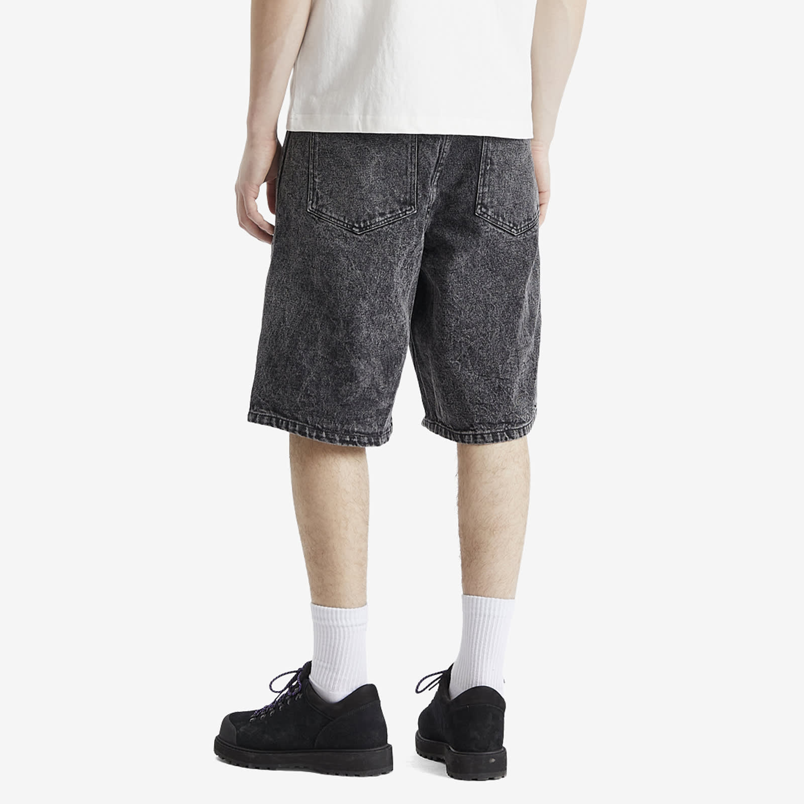 Heresy Men's Stearne Denim Shorts in Ash