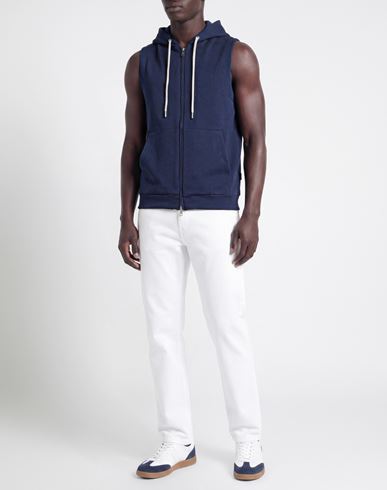 At. p.co Man Sweatshirt Midnight blue Size M Polyester, Viscose, Elastane