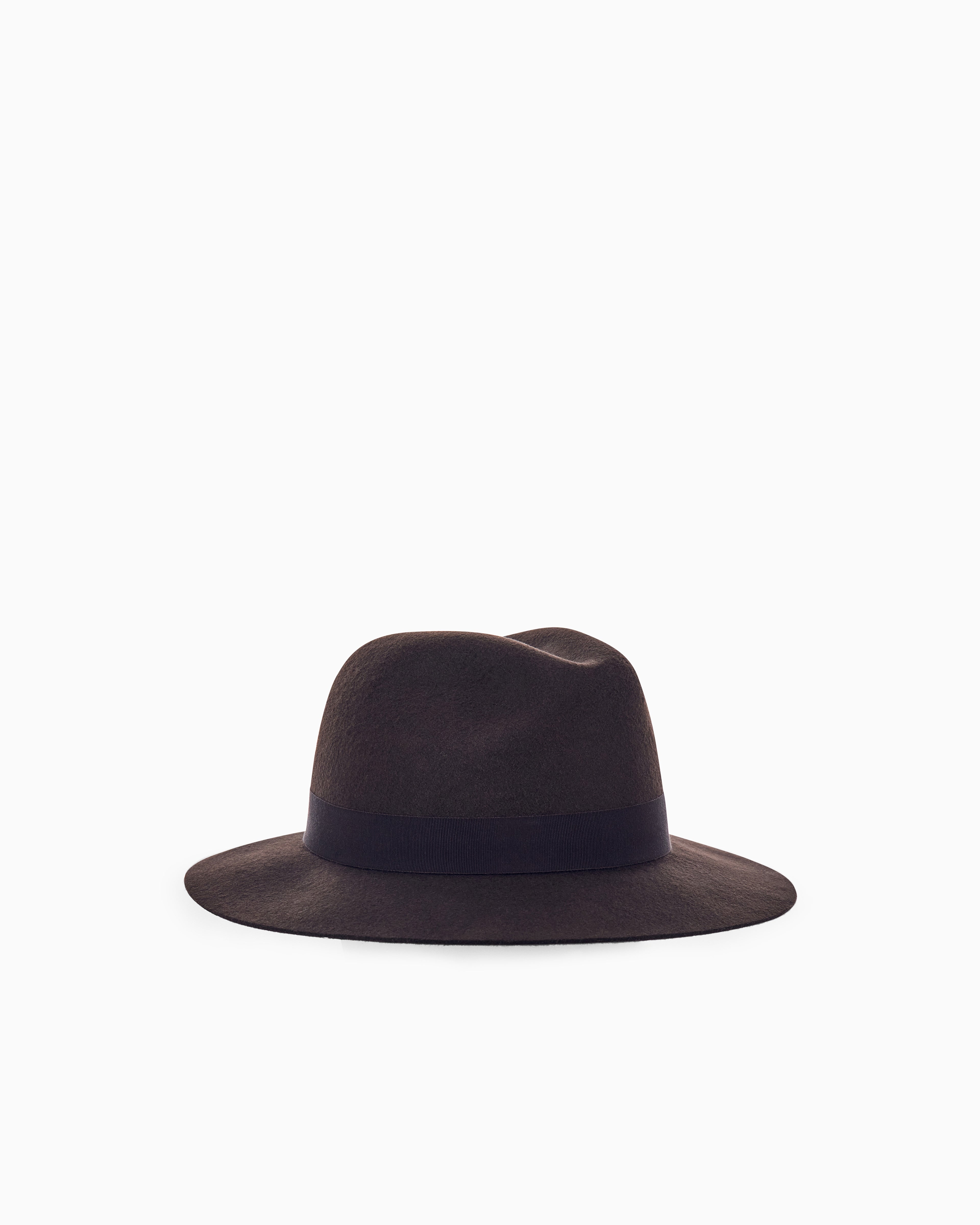 GM004156-AF28917 Wool Felt Fedora — Gray