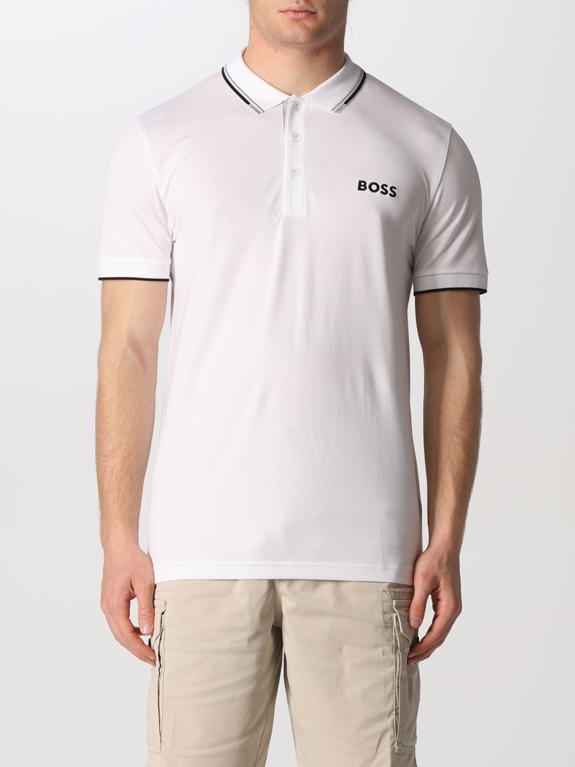 Polo Shirt Men colour White