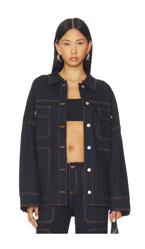 BY.DYLN BLOUSON COOPER en Navy. XL. Also en L, M