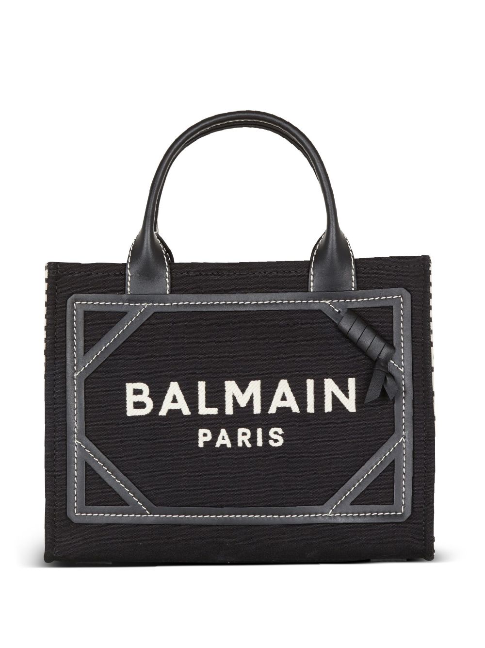 B-Army logo-embroidered tote bag - Black