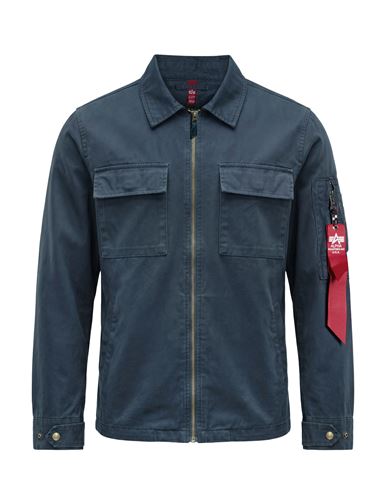 Man Shirt Navy Size S Cotton