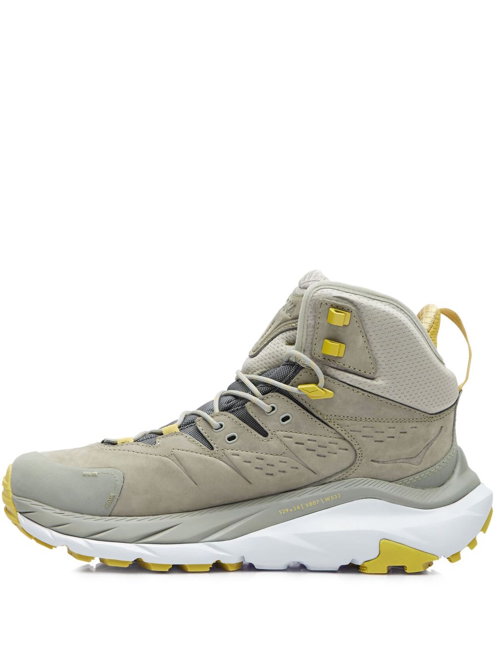 HOKA logo-debossed boots - Green