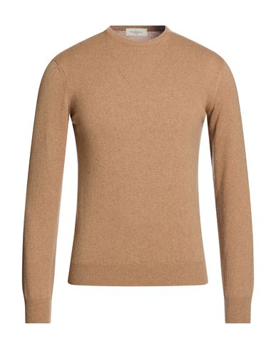 Man Sweater Camel Size 36 Cashmere