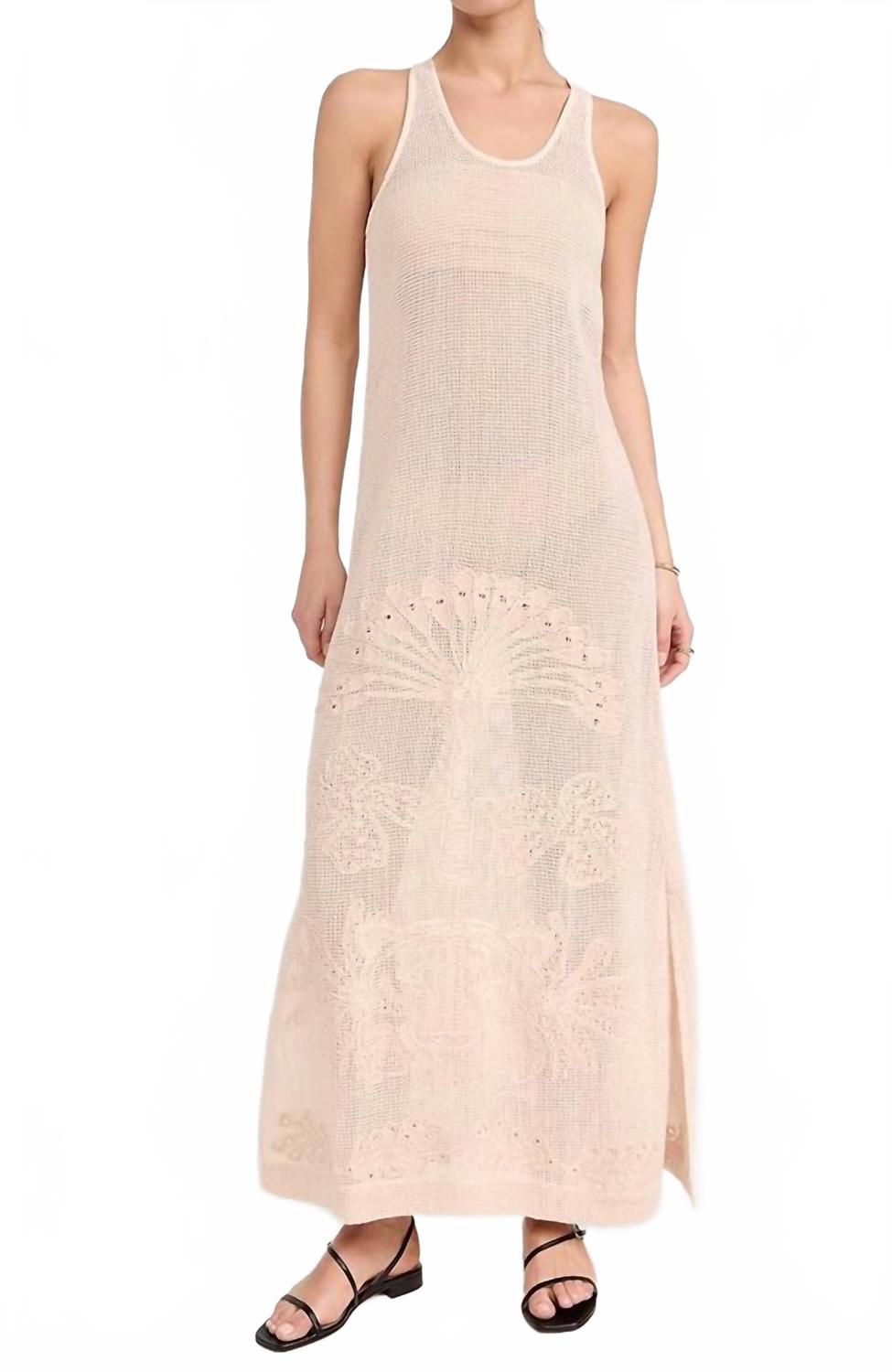 Long Net Dress In Mosaico