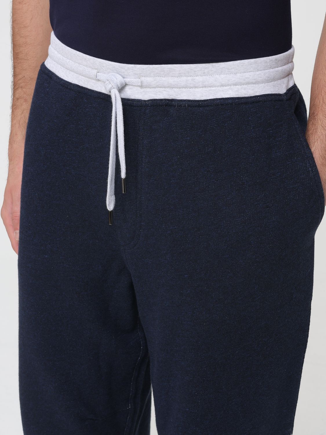 Pants Men color Blue