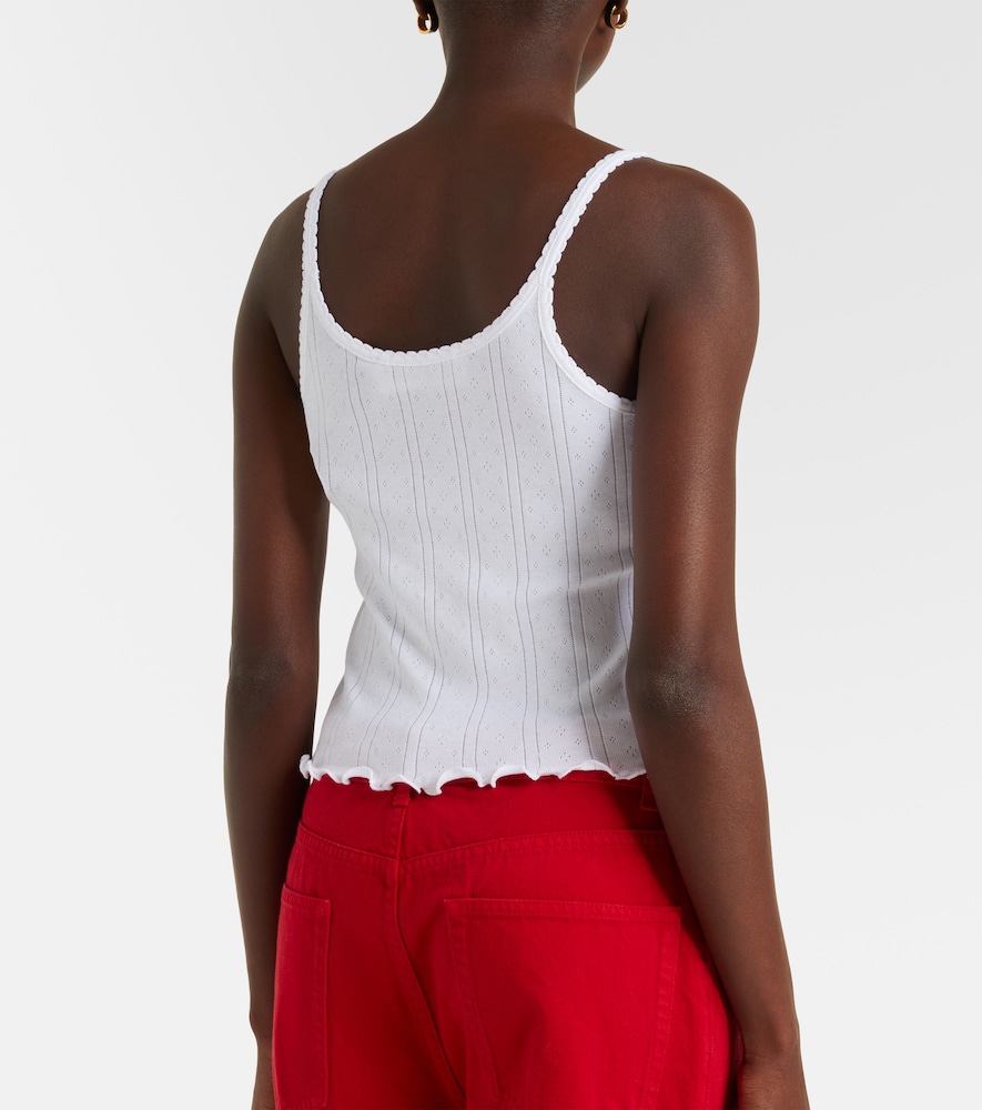 Róhe Pointelle cotton tank top
