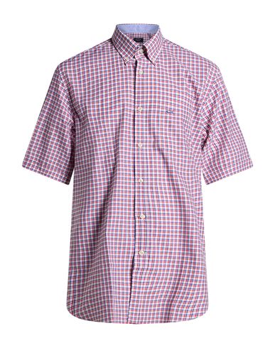 Man Shirt Red Size 16 Cotton