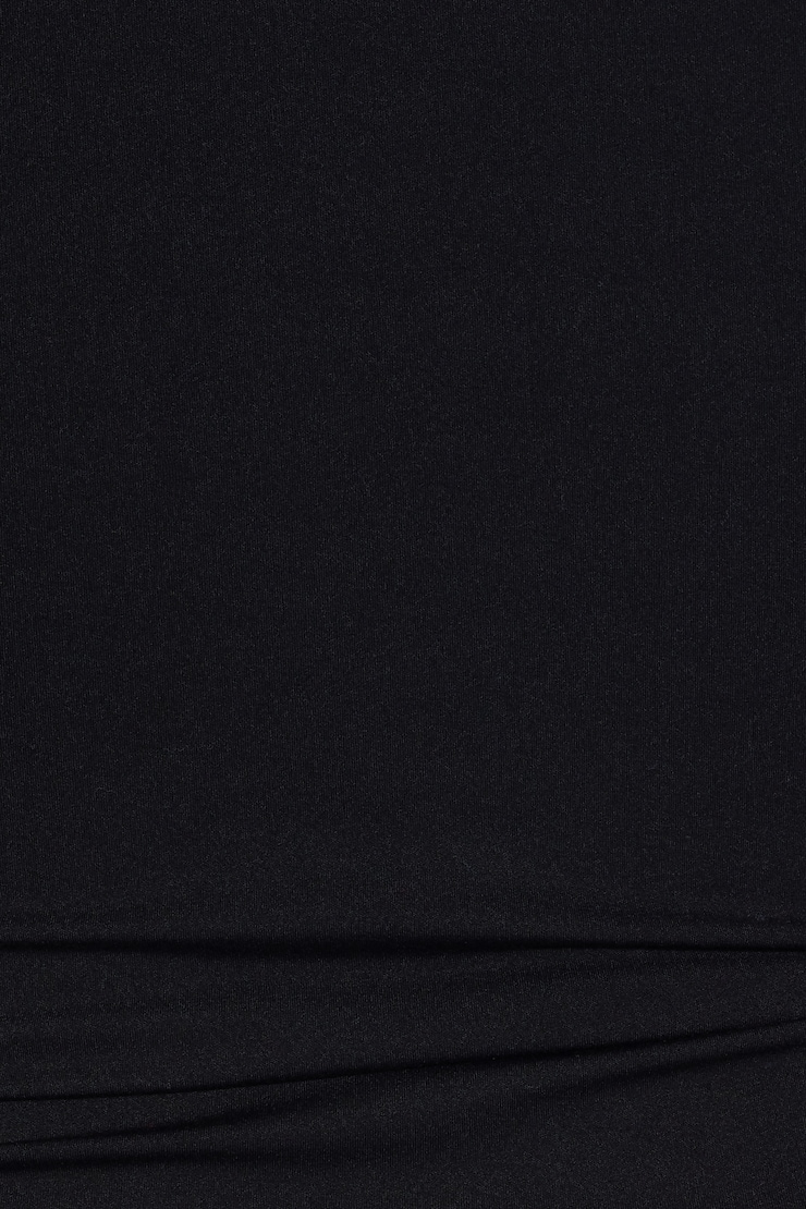 Sleek Crossover T-Shirt - Black - Women Clothing