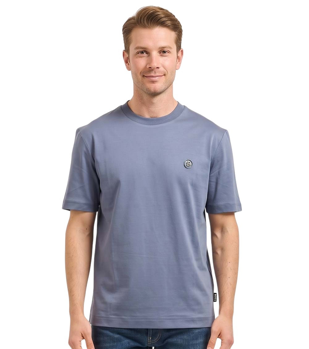 Blue Crew Neck T-Shirts