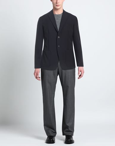Man Blazer Midnight blue Size 42 Polyamide, Elastane