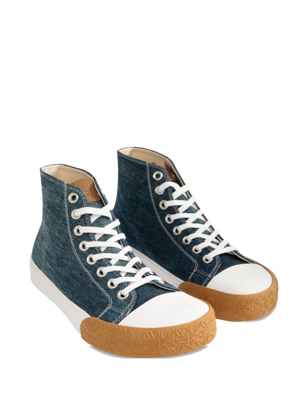 Loewe Paula's Ibiza Bloc Denim Sneakers