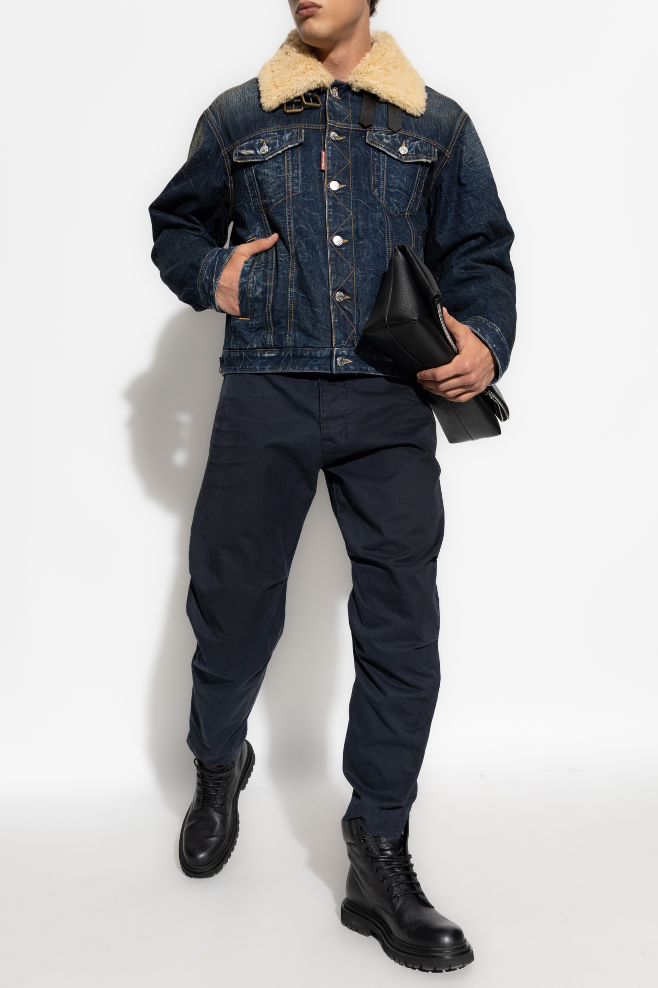 Denim Jacket, Men's, Navy Blue