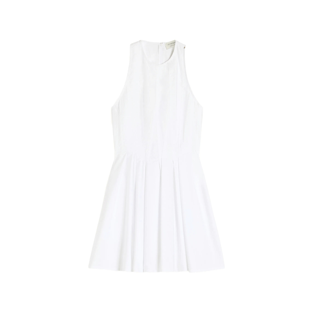 Pleated Mini Dress