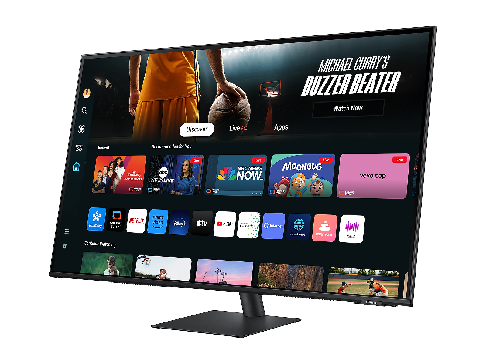 43" Smart Monitor M7 (M70D) 4K UHD with Streaming TV, Speakers and USB-C(LS43DM702UNXGO)