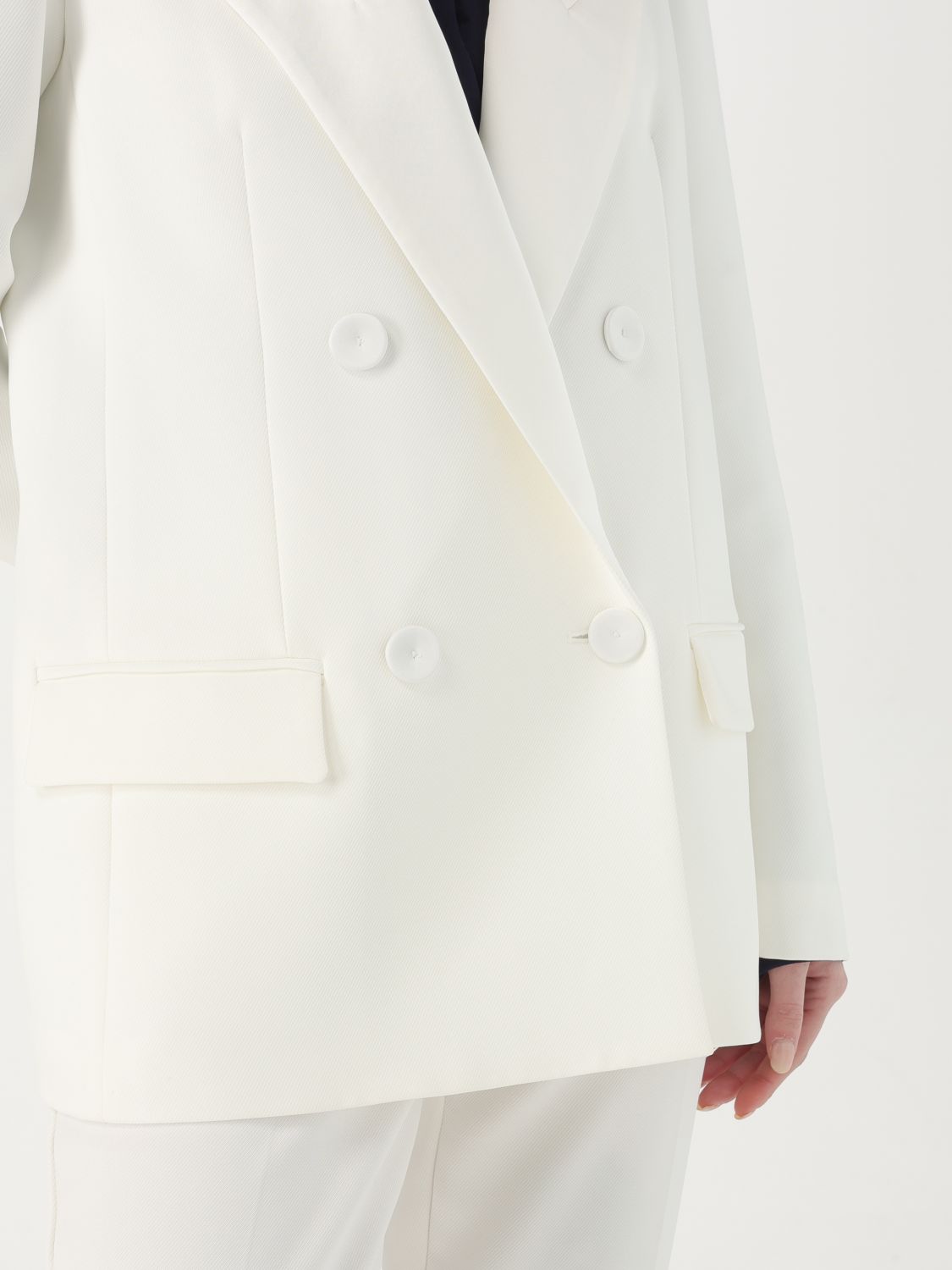 Peak-lapels blazer - Black