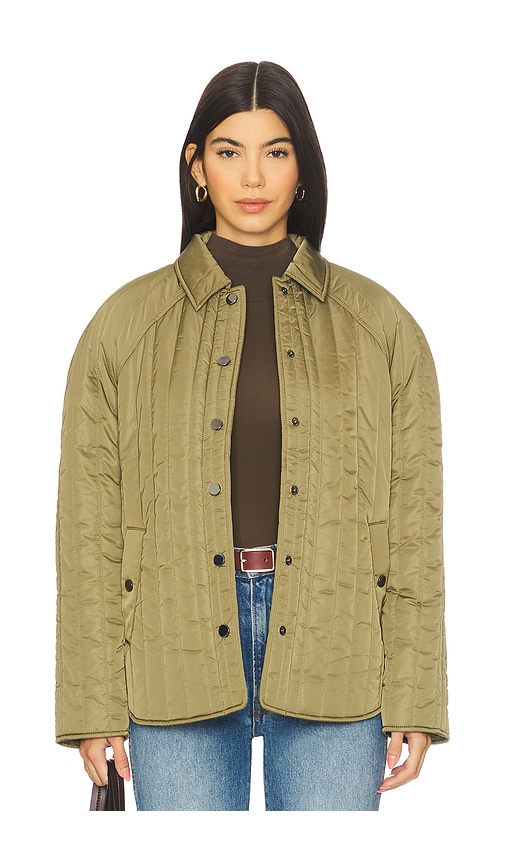PISTOLA Sawyer Quilted Barn Jacket in Olive. - XS also in L, M