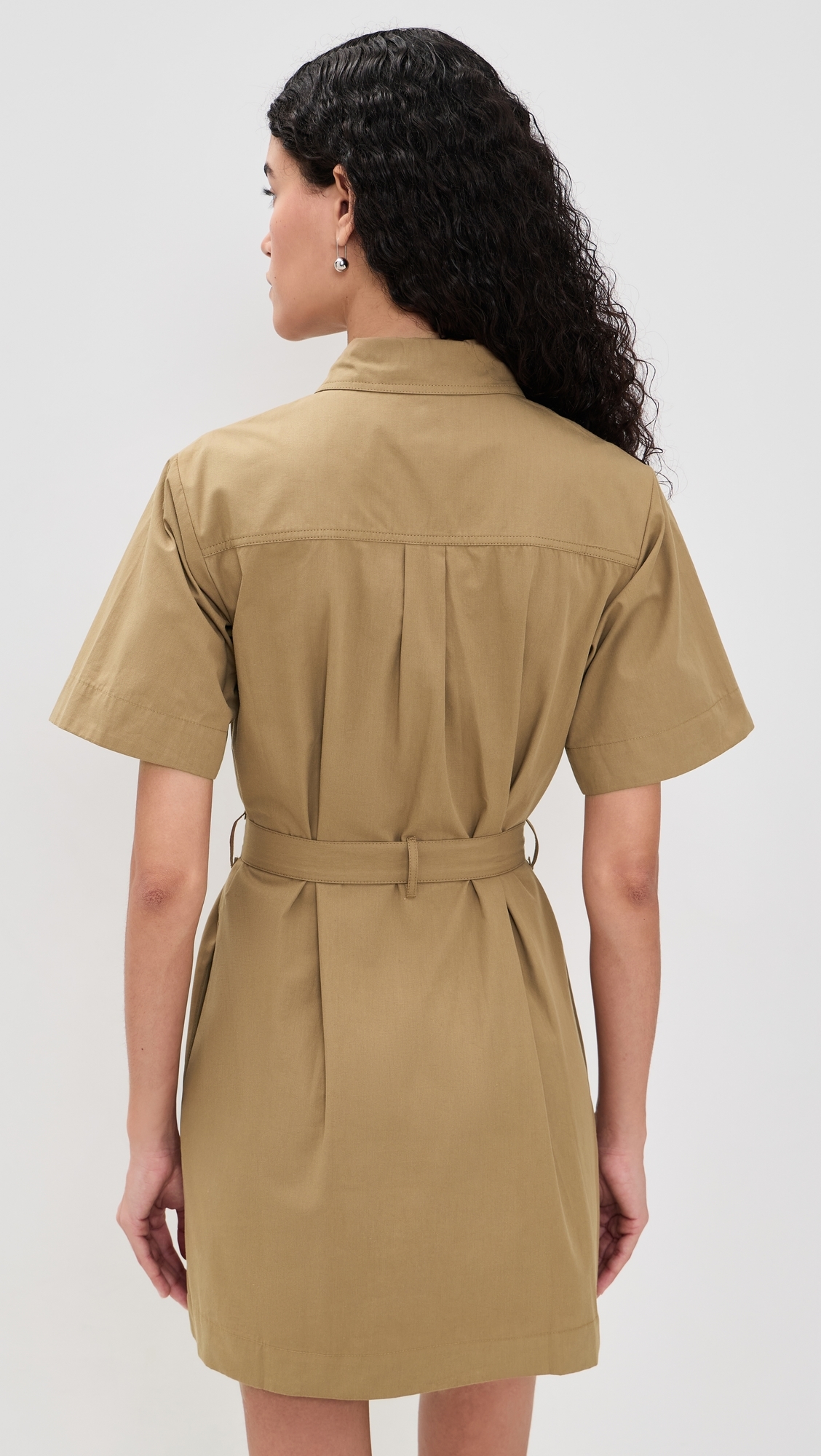 Reign Poplin Dress Camel