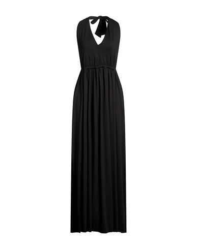 Woman Maxi dress Black Size XS Polyamide, Elastane