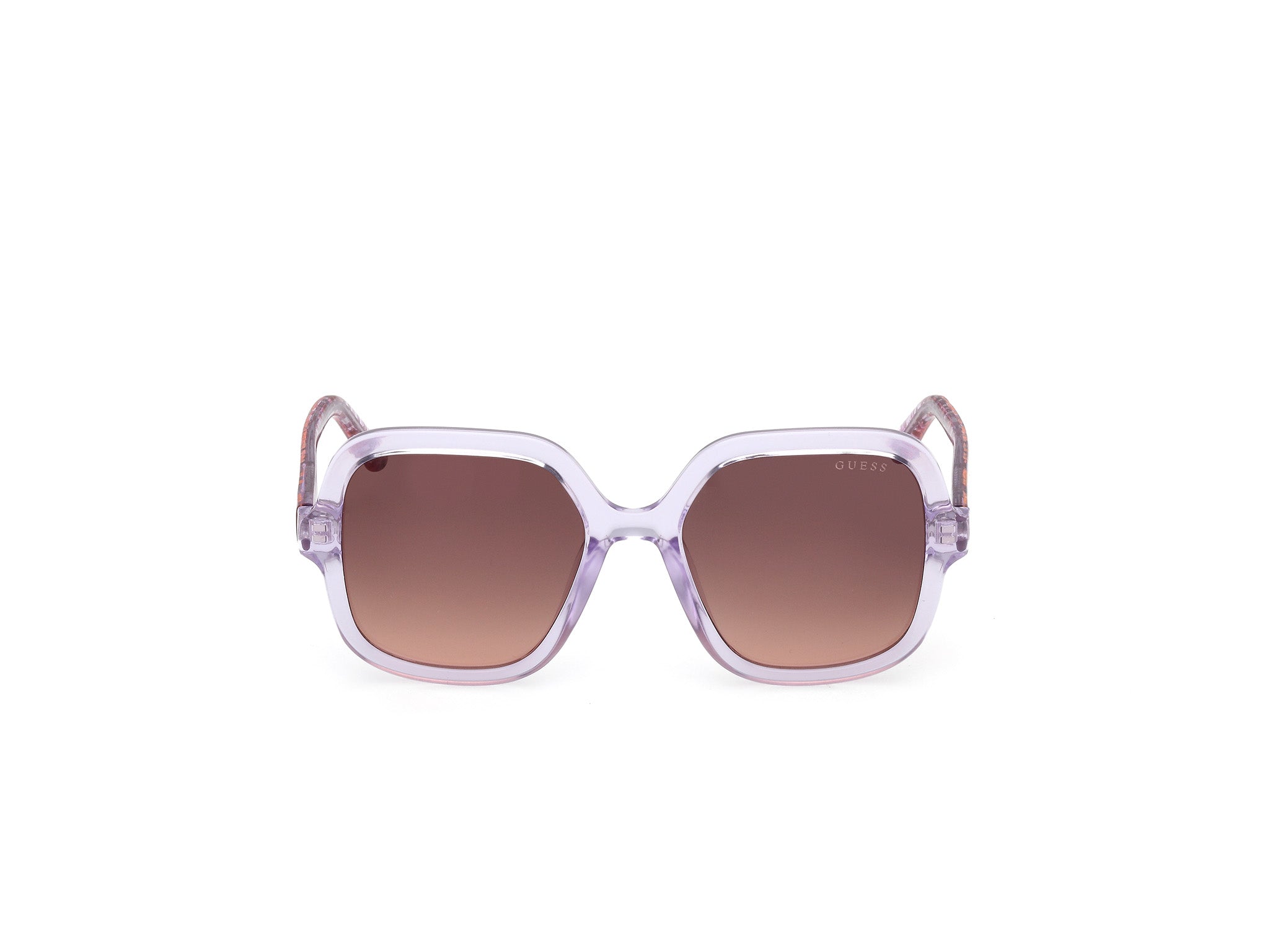 Guess Unisex Guess GU00230 83Z Gafas de sol Inyectado Violeta Violeta Cuadrada Norma