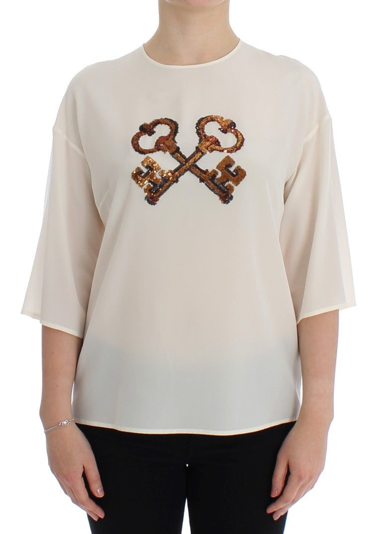 Enchanted Sicily Blouse — White