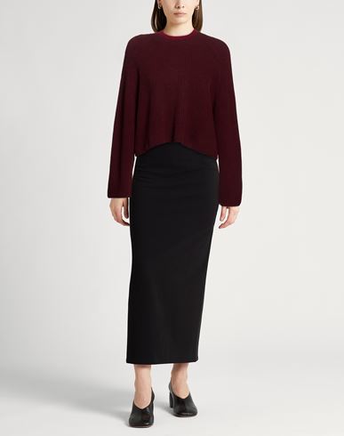Woman Sweater Burgundy Size L Wool, Cashmere