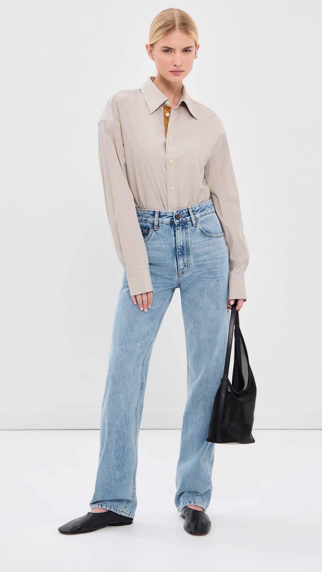 Farah Classic Bootcut Jeans Vintage Light Blue